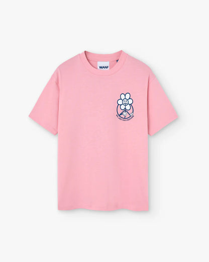 YOUNG DAISY T-SHIRT PINK - FRONT OF