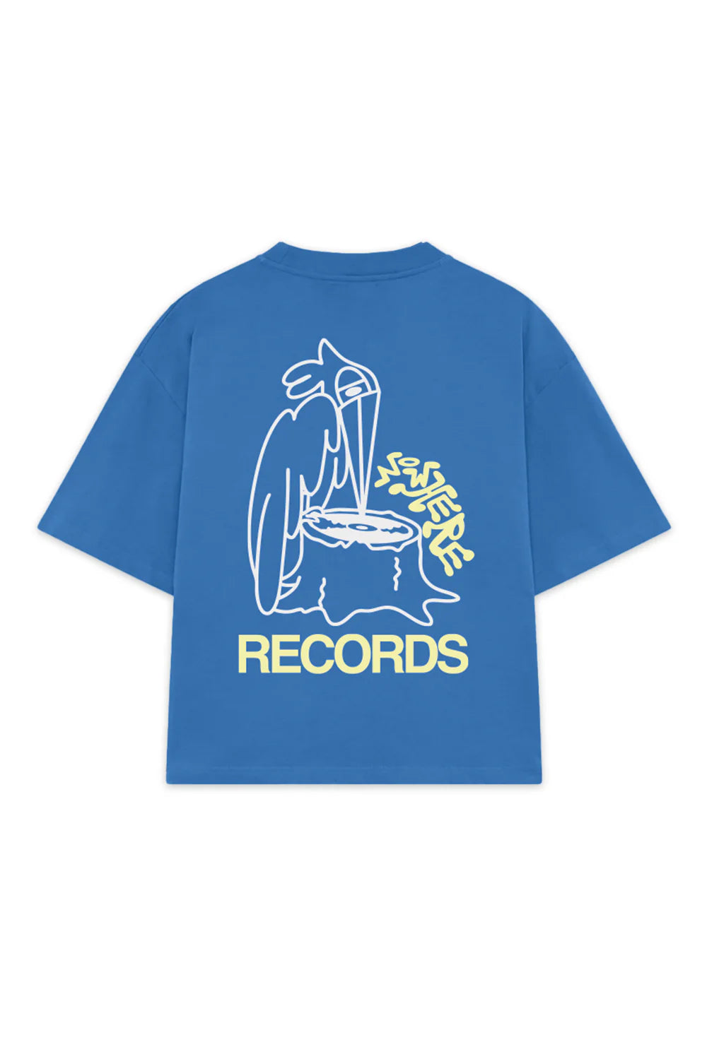 CAMISETA NOWHERE RECORDS BLUE - FRONT OF