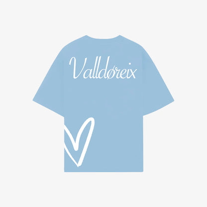 LOVE FIFTEEN T-SHIRT BABY BLUE - FRONT OF