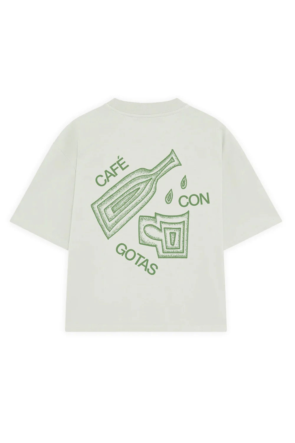 CAMISETA CAFE CON GOTAS - FRONT OF