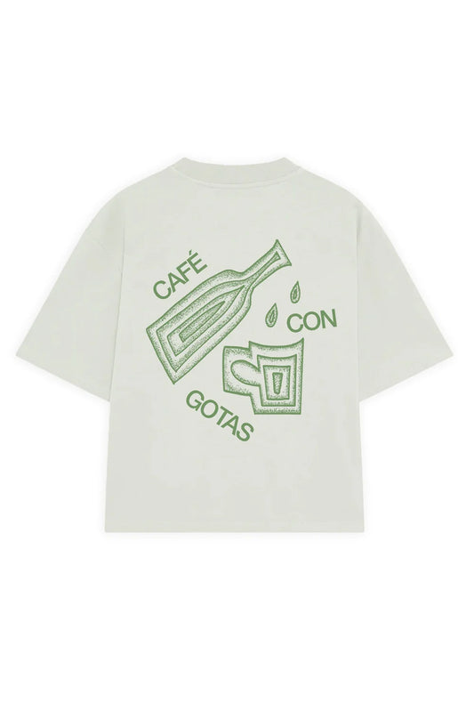 CAMISETA CAFE CON GOTAS - FRONT OF