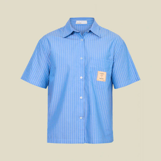 CAMISA DE RAYAS LA MESA - FRONT OF