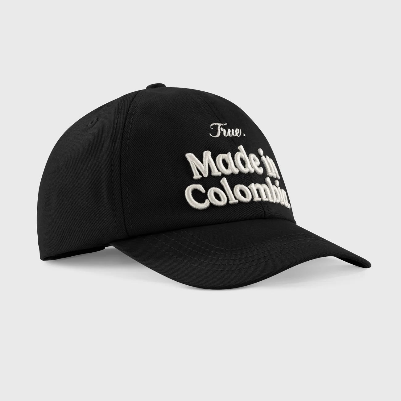 GORRA COLOMBIA NEGRA - FRONT OF