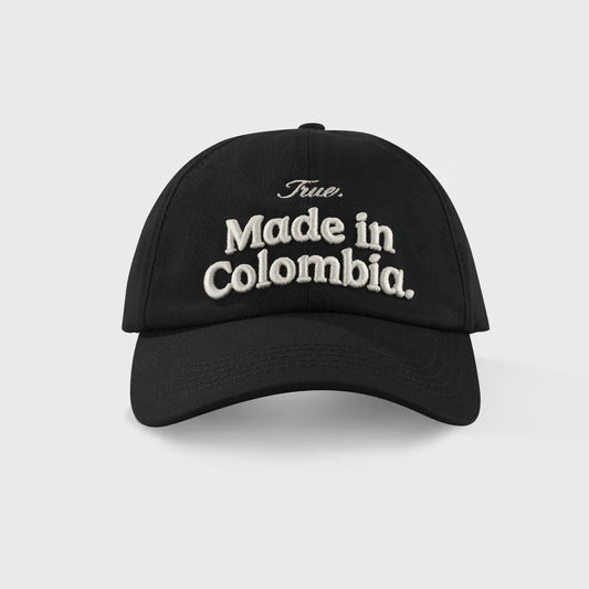 GORRA COLOMBIA NEGRA - FRONT OF