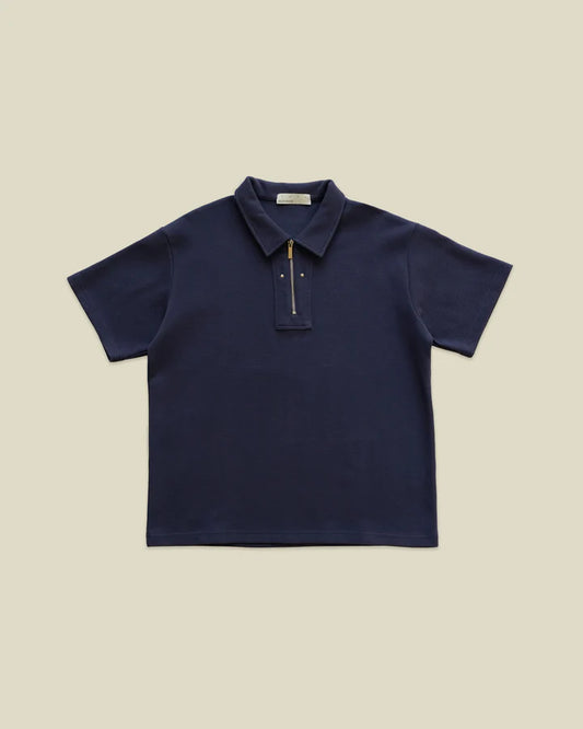 CAMISA POLO TARDE Y TE AZUL NAVY - FRONT OF
