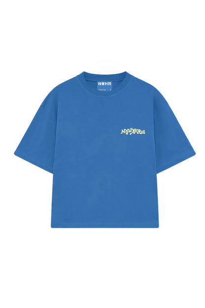CAMISETA NOWHERE RECORDS BLUE - FRONT OF