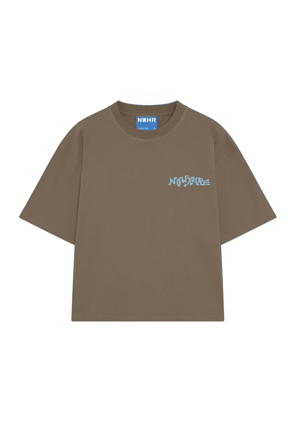 CAMISETA NOWHERE RECORDS WOOD - FRONT OF
