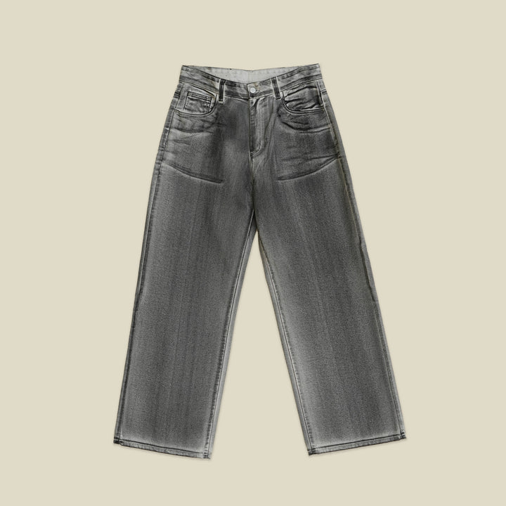 JEAN METALIZADO NEGRO - FRONT OF