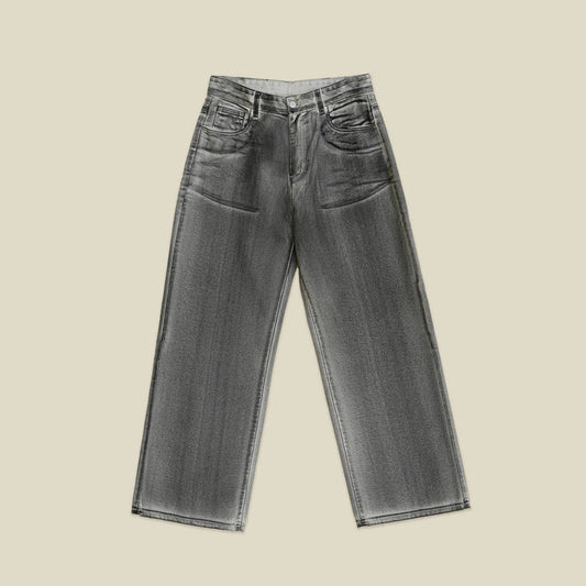 JEAN METALIZADO NEGRO - FRONT OF