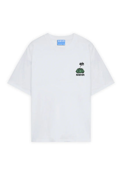 CAMISETA LOST IN NOWHERE WHITE - FRONT OF.