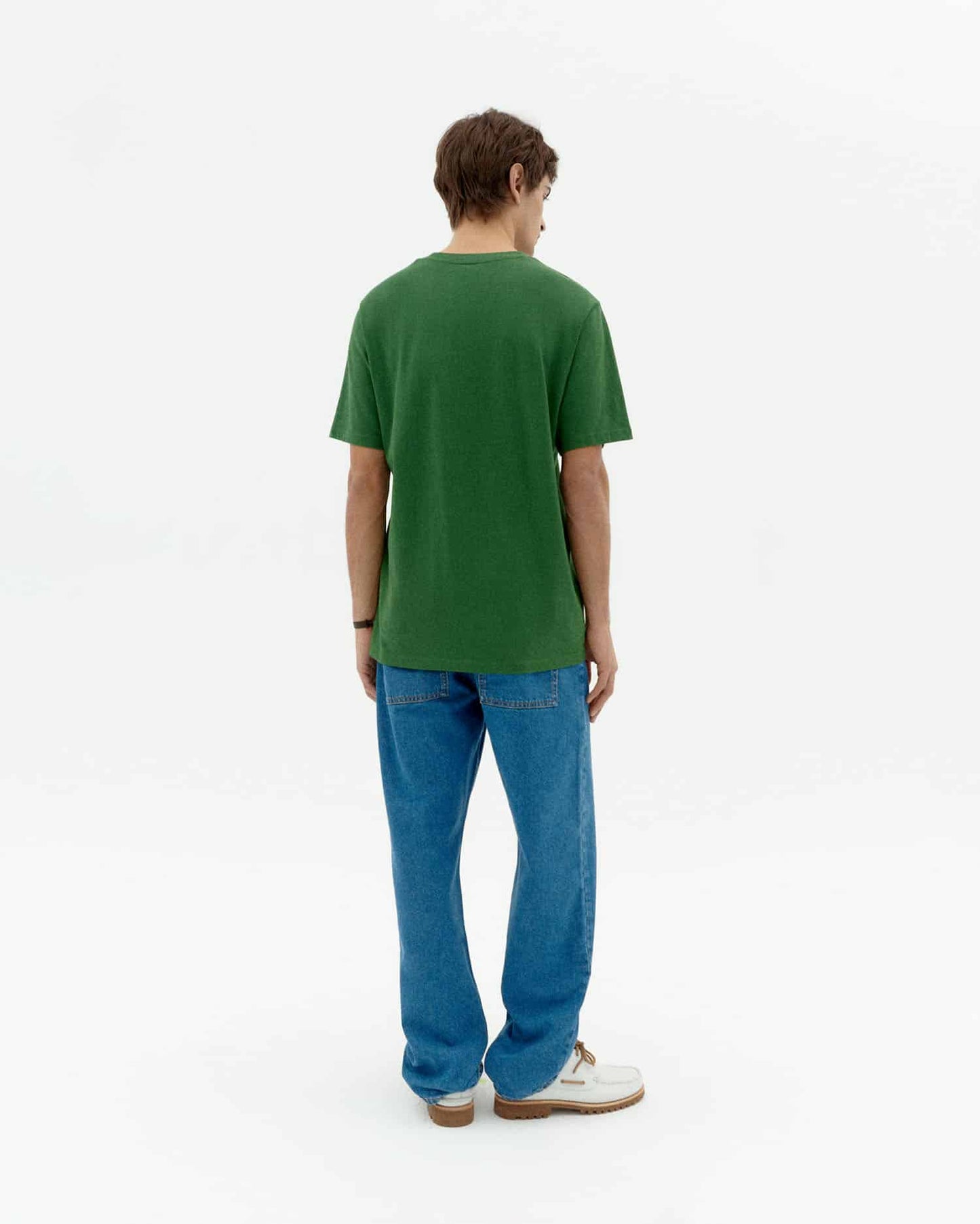 FUNGHI DILL ZACH T-SHIRT GREEN - FRONT OF.