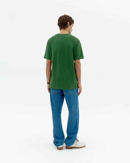 FUNGHI DILL ZACH T-SHIRT GREEN - FRONT OF.
