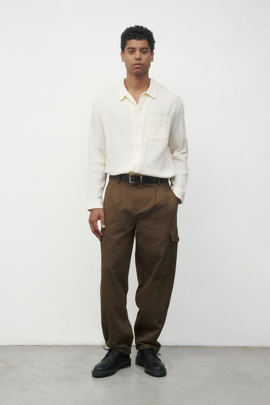 PANTALONES WES CARGO BROWN - FRONT OF