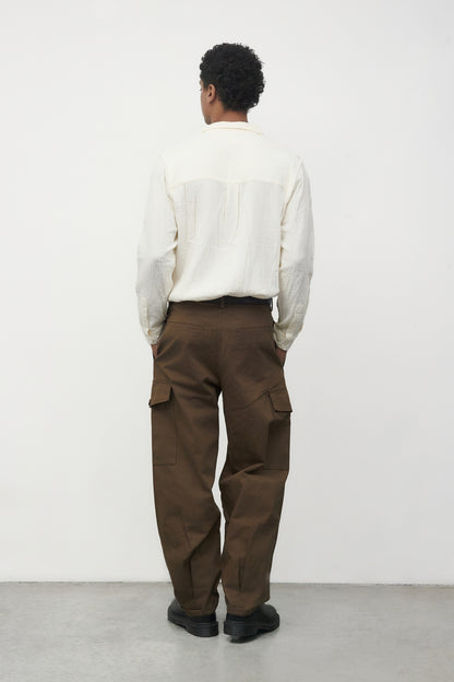 PANTALONES WES CARGO BROWN - FRONT OF