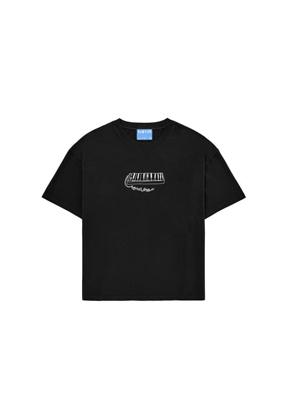 CAMISETA KEYBOARD BLACK - FRONT OF