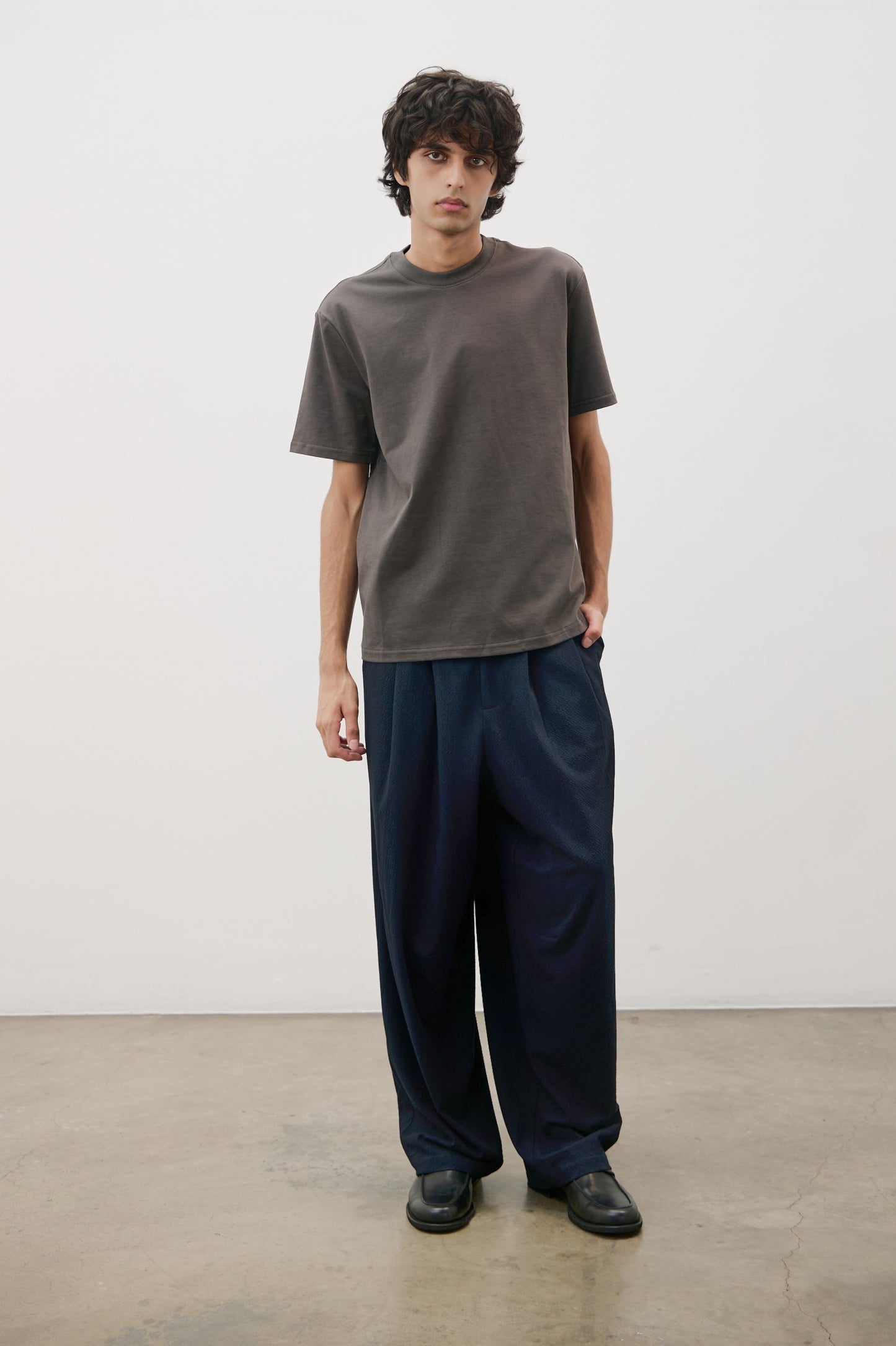 CYRUS PANTS NAVY - FRONT OF