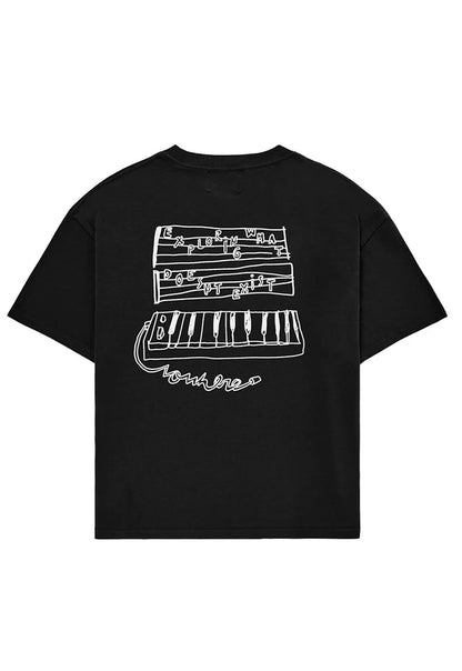 CAMISETA KEYBOARD BLACK - FRONT OF