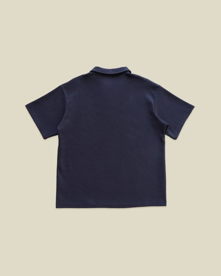 CAMISA POLO TARDE Y TE AZUL NAVY - FRONT OF