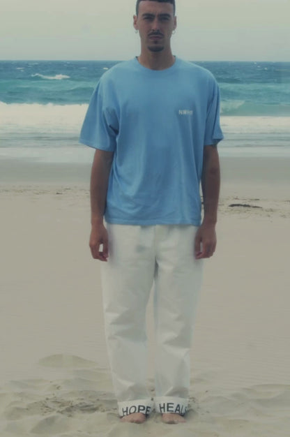 BASIC ROYAL BLUE T-SHIRT - FRONT OF