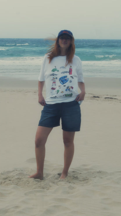 CAMISETA COSTA DA MORTE WHITE - FRONT OF