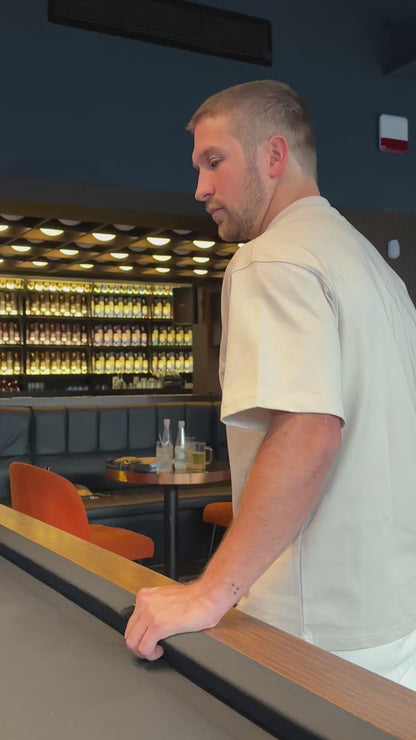 SAFETY FIRST CREMA T-SHIRT - FRONT OF