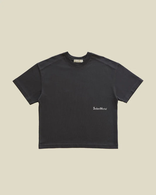 T-SHIRT LA PUERTA DARK GREY - FRONT OF