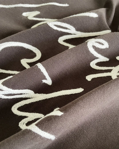 PLAYER AUTOGRAPH OVERSIZED T-SHIRT SHADOW GREY - FRONT OF