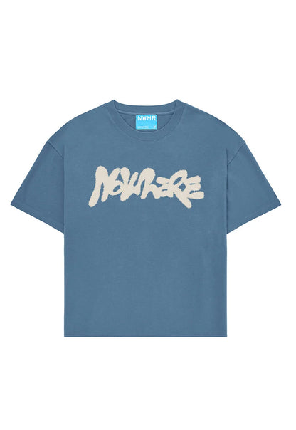 CAMISETA NOWHERE BLUE - FRONT OF