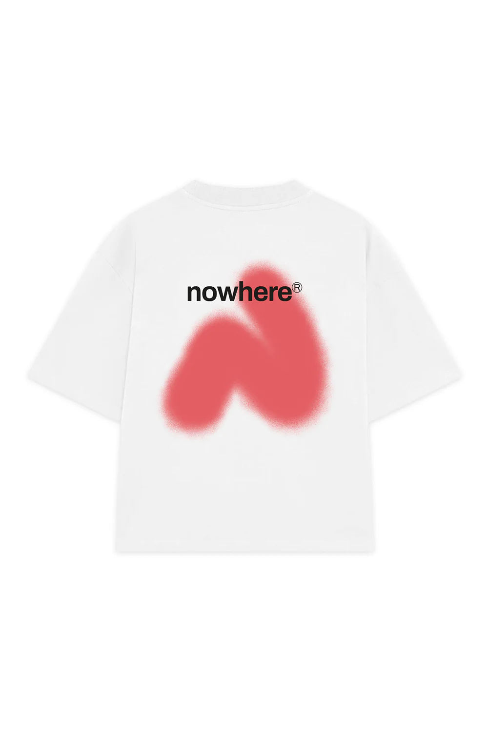 CAMISETA NOWHERE SPRAY RED - FRONT OF