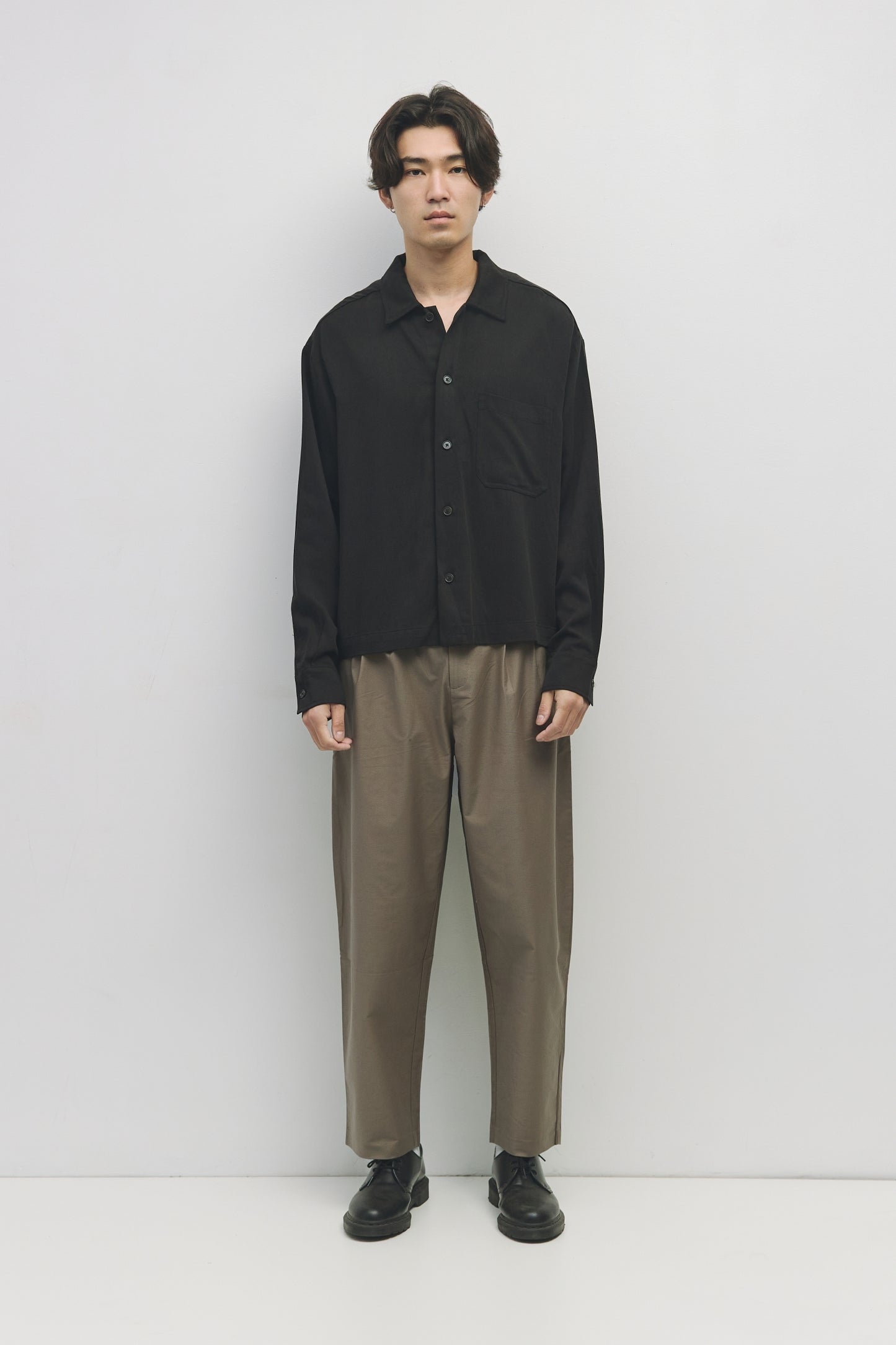 CAMISA THE MATHIEU BLACK - FRONT OF