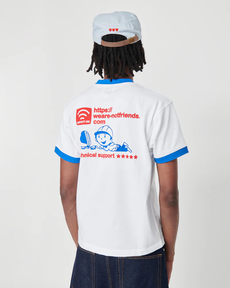 TECHNICAL WANF T-SHIRT WHITE - FRONT OF