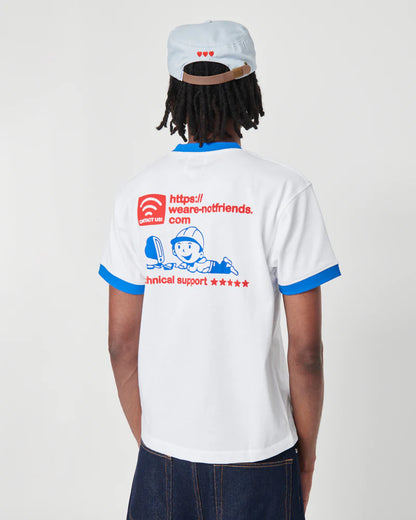 TECHNICAL WANF T-SHIRT WHITE - FRONT OF