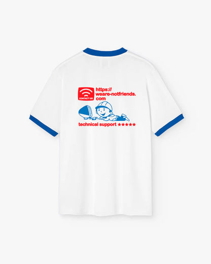 TECHNICAL WANF T-SHIRT WHITE - FRONT OF