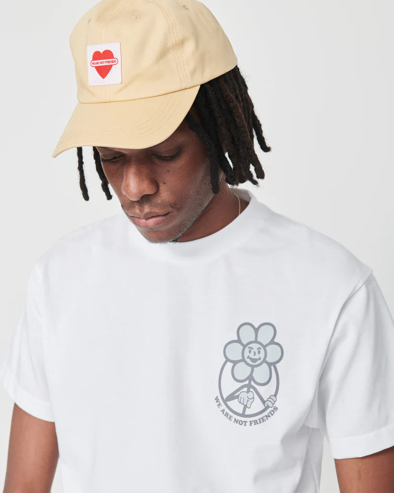 SNOW DAISY WANF WHITE T-SHIRT - FRONT OF