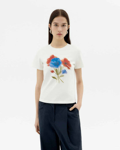 T-SHIRT BLURRY IDA - FRONT OF